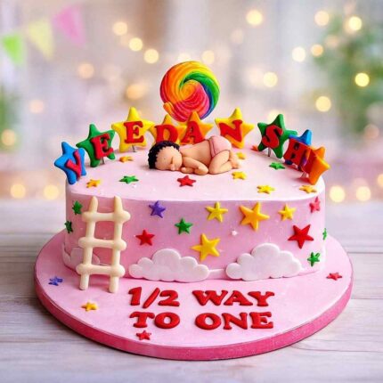 Half Birthday Cake