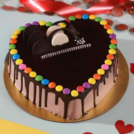 Soft heart cake