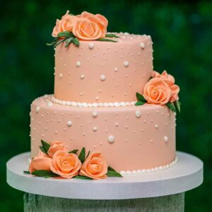 Blush Tiered Celebration Cake