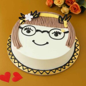 Cute Face Theme Cake