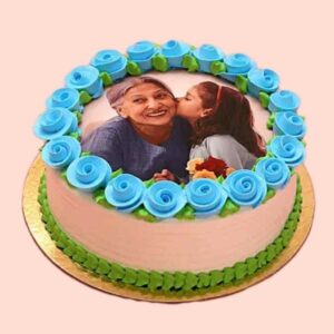 Floral Photo Cake – Heartfelt Celebration Special