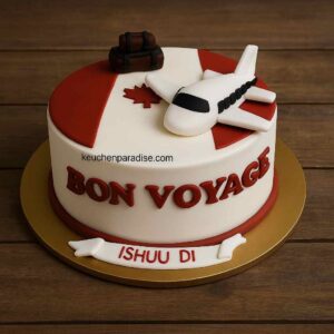 Happy Journey Cake – Bon Voyage Theme Cake