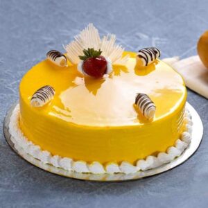 Premium Mango Glaze Cake