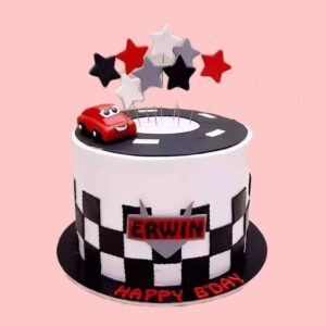 Racing Car Theme Cake – Fun & Speedy Birthday Special