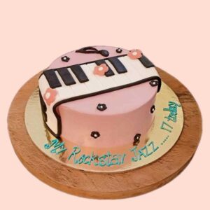 Piano Musical Theme Cake – For the Little Rockstar!