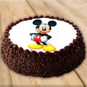 Classic Cartoon Theme Chocolate Cake