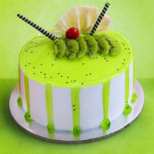Kiwi Drip Fresh Cream Cake