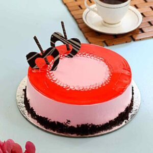 Strawberry Glaze Celebration Cake